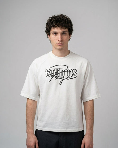 T-shirt crop "Page Studios"