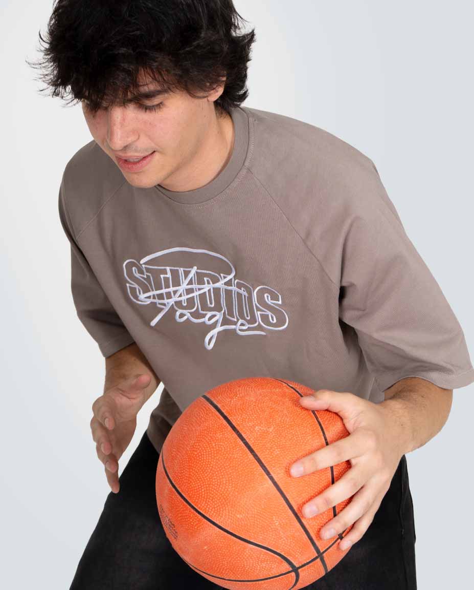 T-shirt crop "Page Studios"